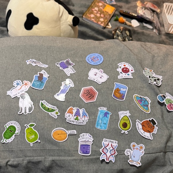 Other - 25 pack of bio/chem pun stickers